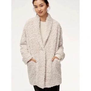 Aritzia Wilfred Free Grete Sherpa Coat Small